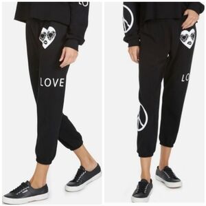 Lauren Moshi Alana Bling Heart joggers